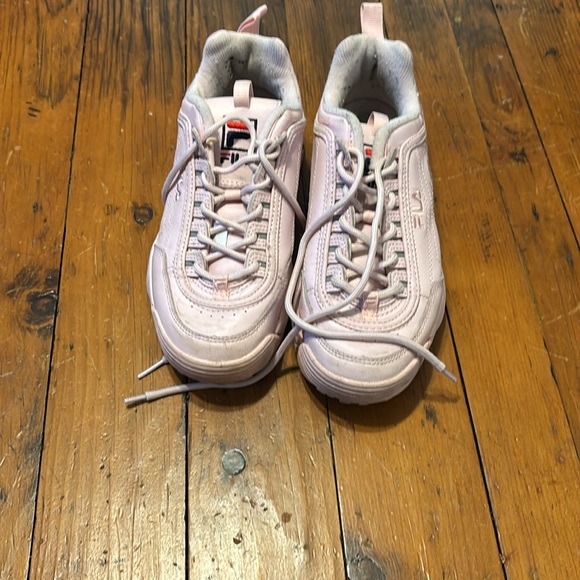 Limited Edition Fila Distributer ll Pink Rose Sneakers - Picture 2 of 5